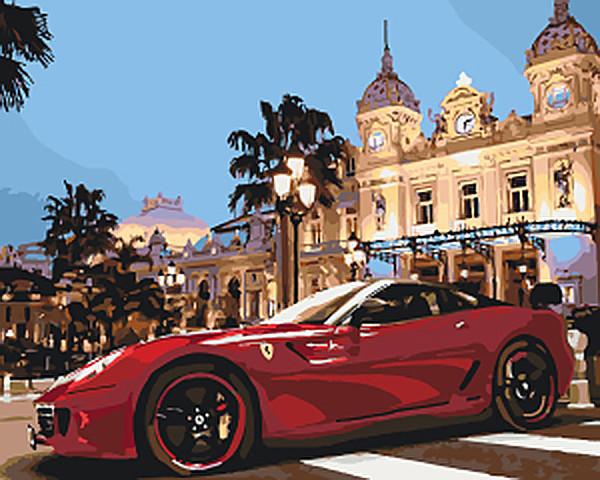 Картина за номерами Ідейка "Заміський будинок Літня феррарі" 40х50 см в коробке (KH2515)