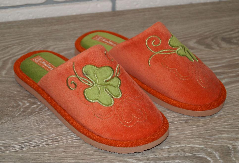 Тапочки женские домашние Sollaza р. 36/37 23,5 см Коралловый (31412-3637)