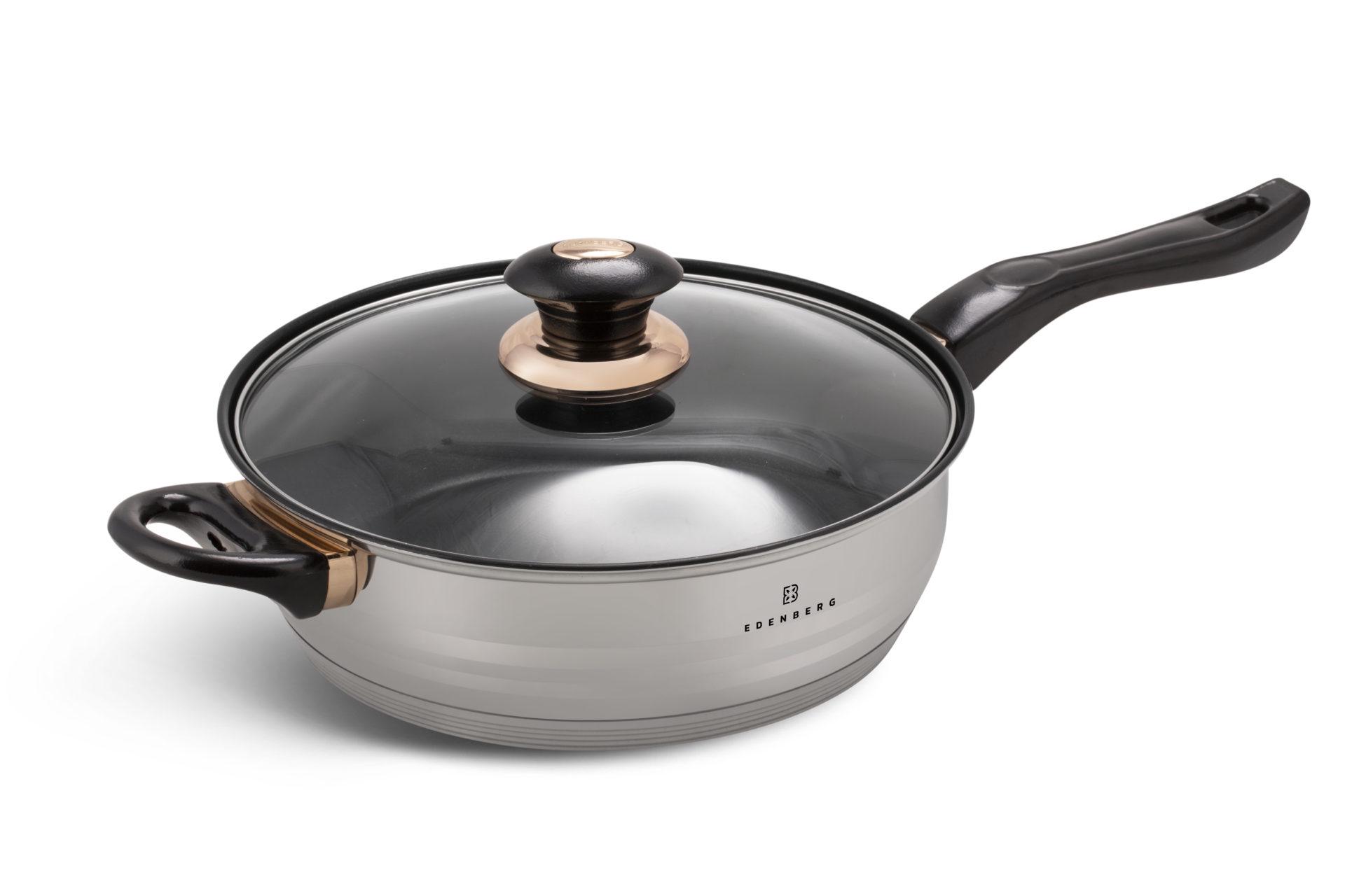 Набір посуду Edenberg EB-1141 нержавіюча сталь 12 пр. (P101236) - фото 3 Набір посуду Edenberg EB-1141 нержавіюча сталь 12 пр. (P101236) - фото 3