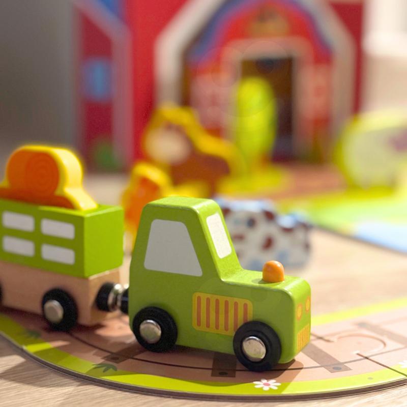 Игрушка TOOKY TOY Деревянная ферма в чемодане (30138886) - фото 6