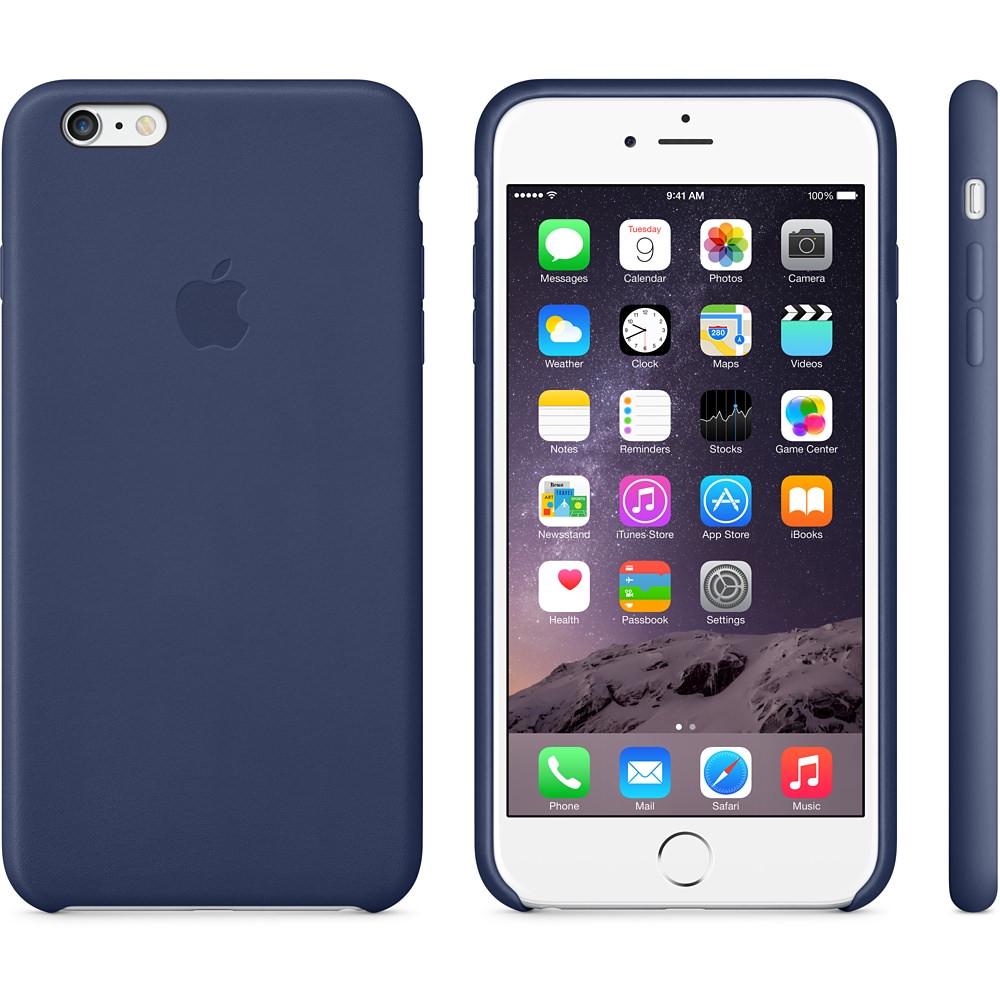 Чехол-накладка Apple Leather Case for iPhone 6 Plus, 6s Plus, Midnight Blue (MGQV2) Оригинал Чехол-накладка Apple Leather Case for iPhone 6 Plus, 6s Plus, Midnight Blue (MGQV2) Оригинал