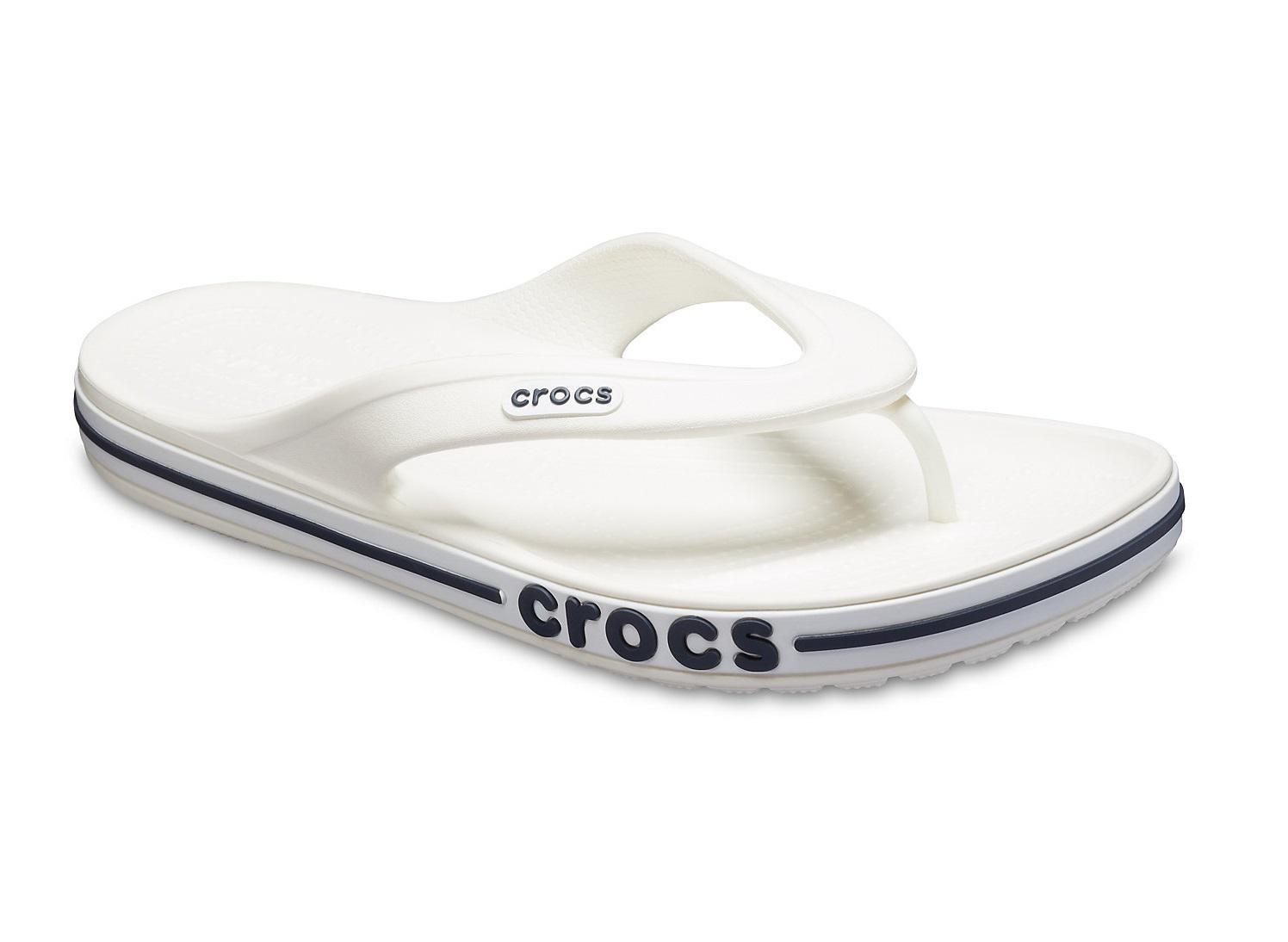 В'єтнамки Crocs Bayaband Flip M10W12 р. 43 28 см White (205393-M) - фото 2