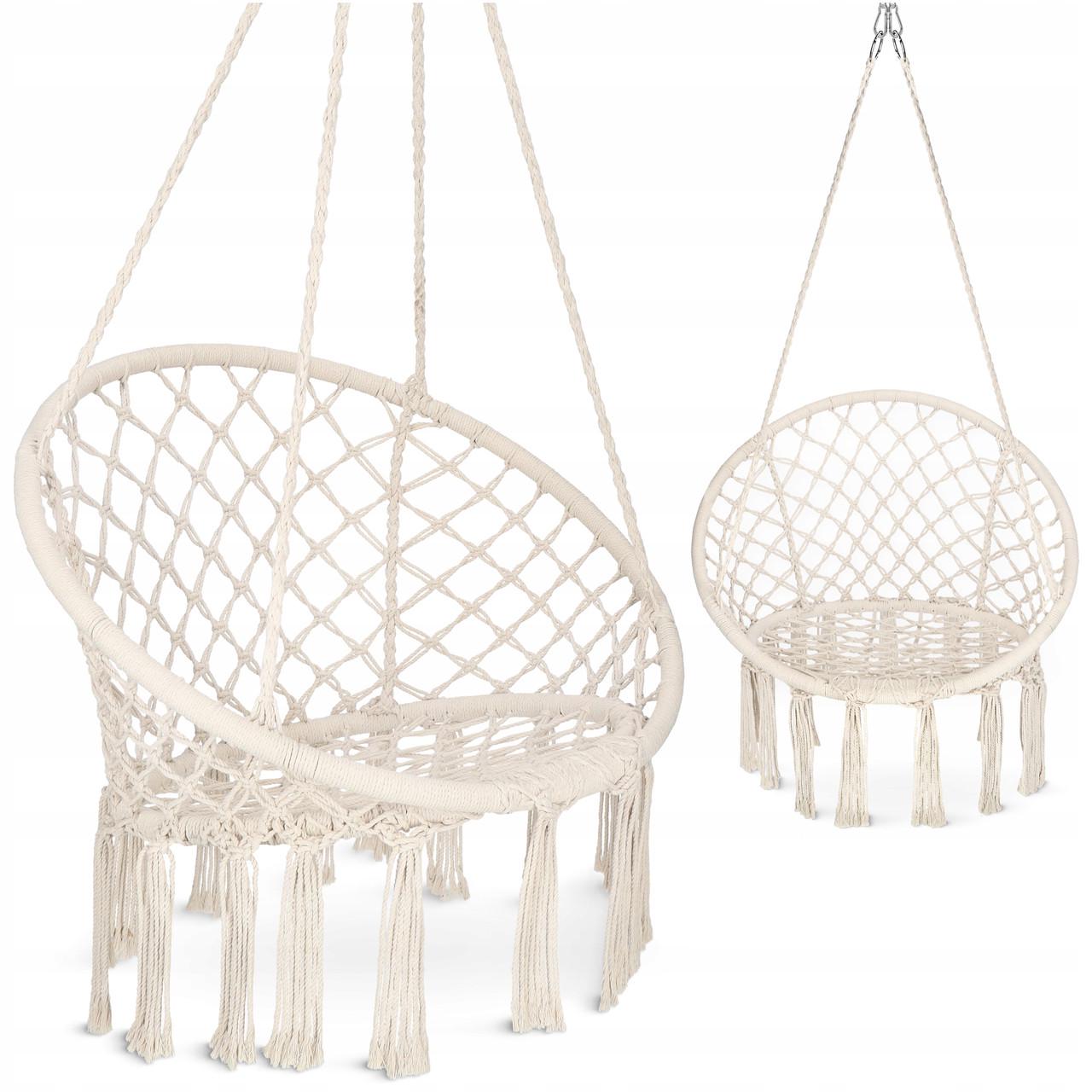 Кресло-качели 4fizjo Boho Dream 80 см Beige (P-5905973404518) - фото 7 Кресло-качели 4fizjo Boho Dream 80 см Beige (P-5905973404518) - фото 7