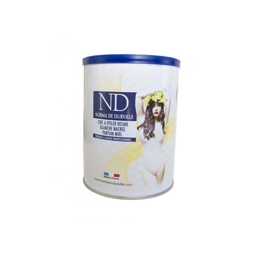 Віск для депіляції Norma de Durville Honey Rosin pearly white wax Мед перламутровий 800 г Білий