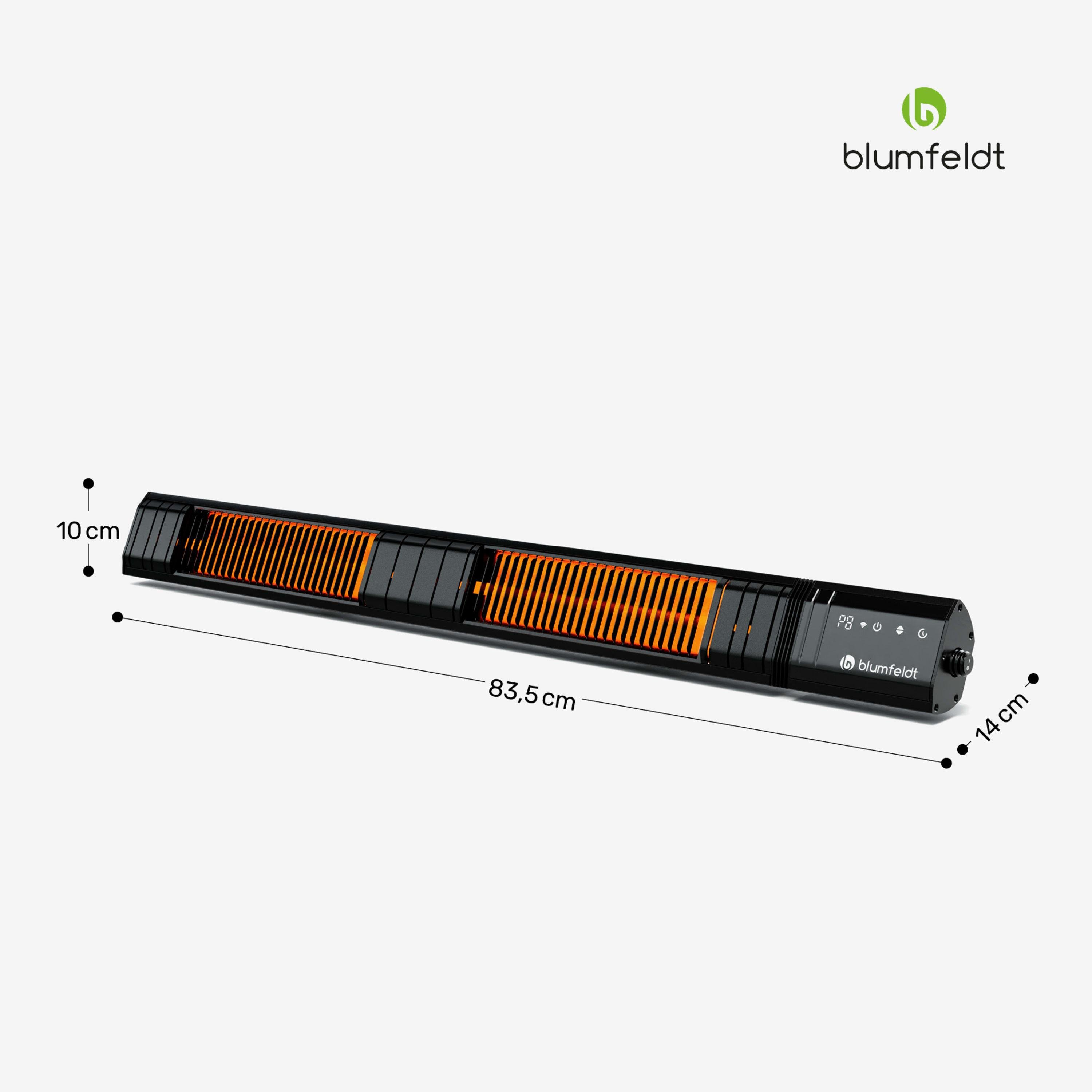 Инфракрасный обогреватель Blumfeldt Gold Bar Slim (10046347) - фото 5 Инфракрасный обогреватель Blumfeldt Gold Bar Slim (10046347) - фото 5