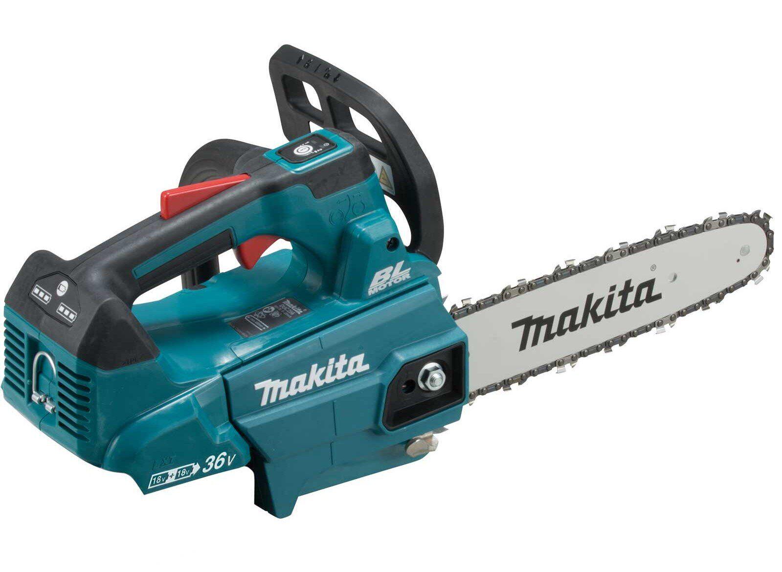 Аккумуляторная цепная пила Makita DUC256Z для дерева ручная электрическая (2x18В, 250мм) (4016)