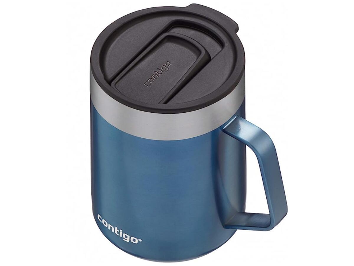 Термокухоль Contigo Streeterville Handle Corn 420 мл Blue - фото 2