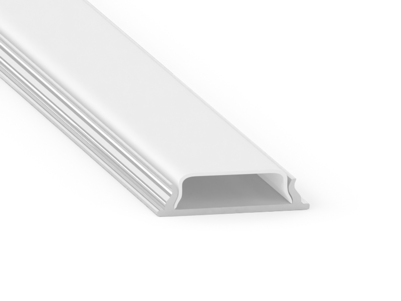 Профиль алюминиевый для светодиодной ленты LEDUA АЛ-14 анодированный гибкий накладной 1 м (3953)