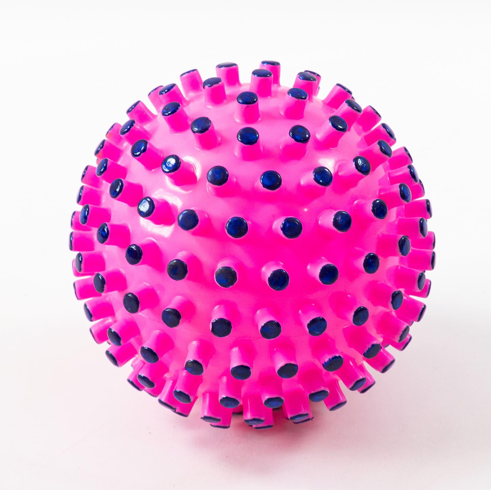 Мяч массажный надувной детский OSPORT 15 см Розово-синий (MS 4525) - фото 2 Мяч массажный надувной детский OSPORT 15 см Розово-синий (MS 4525) - фото 2