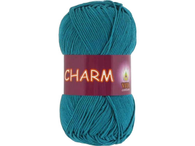 Пряжа Vita Cotton Charm 4193 петроль (3337)