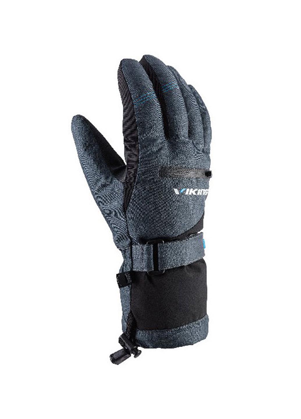 Перчатки горнолыжные Viking Duster 10 XL Серо-синий (110202012-15grbl-10)