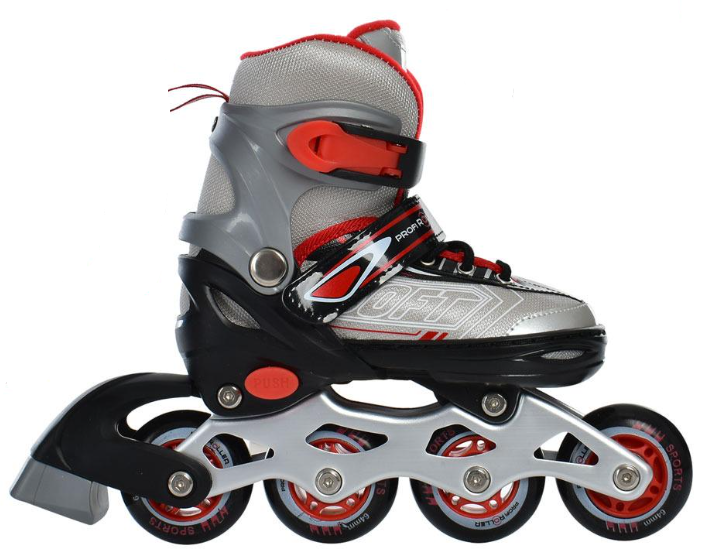 Ролики розсувні з підсвічуванням коліс р. 27-30 (A 4147-XS-R) - фото 1 Ролики розсувні з підсвічуванням коліс р. 27-30 (A 4147-XS-R) - фото 1