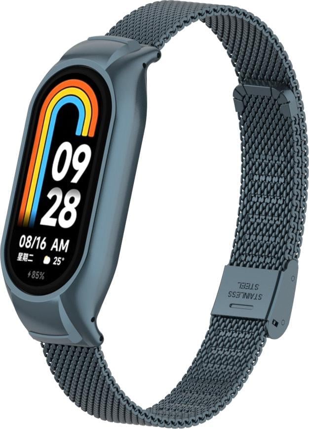 Ремешок металлический Rapid для смарт-часов Mi Smart Band 8 Graphite (33574-40)