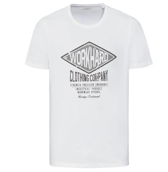 Футболка чоловіча Livergy бавовняна L Білий (354332_023)