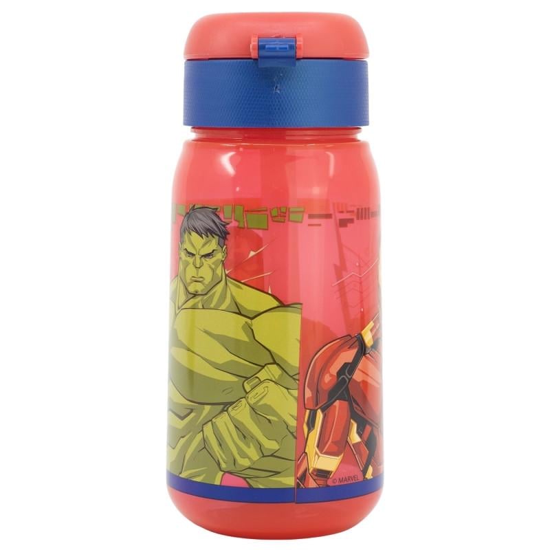 Бутылка для воды детская Stor Avengers 510 мл 17,5х7,5х7,5 см Красный с синим (28431603)