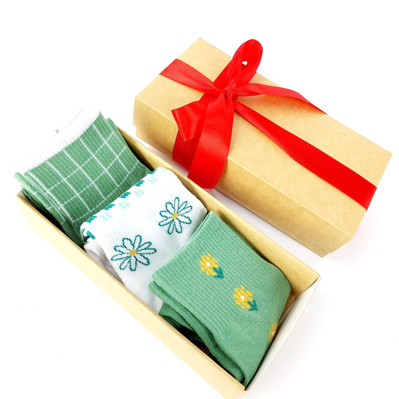 Жіночі шкарпетки набір весна - осінь 3 пари 36-41 р.