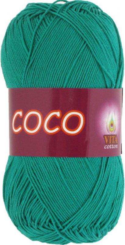 Пряжа Vita Cotton Coco 4310 изумрудный (3387)