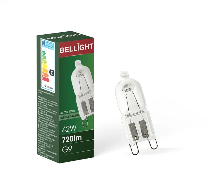 Галогенная лампа капсульная G9 230V 42W eco