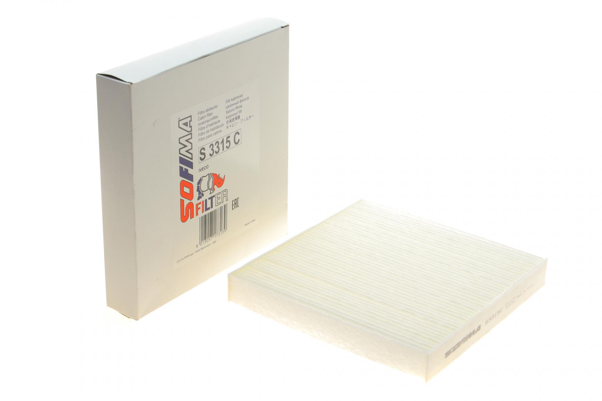 Фільтр салону SOFIMA для Iveco Daily 14- (S 3315 C)