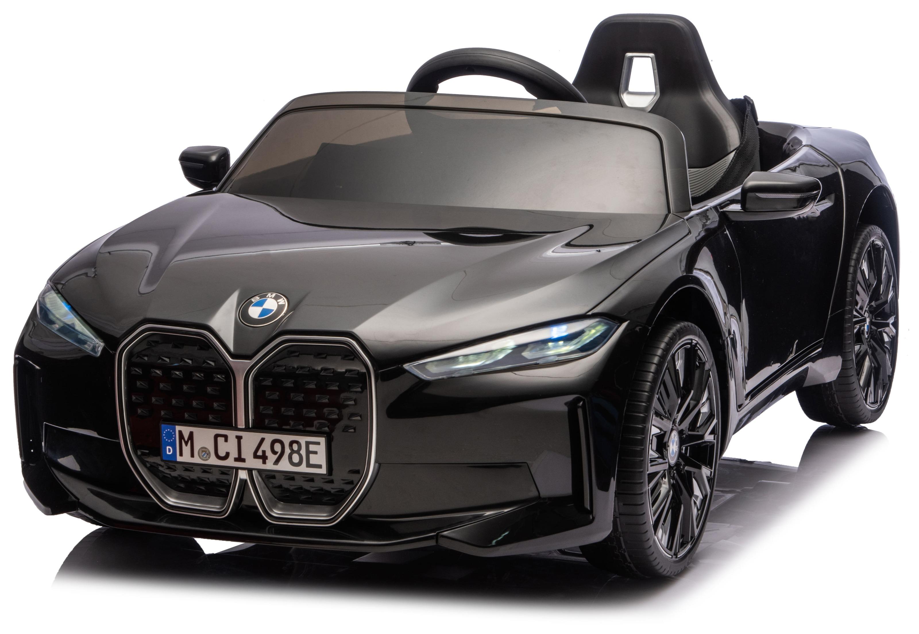 Электромобиль детский BMW i4 лицензия Черный (9957)