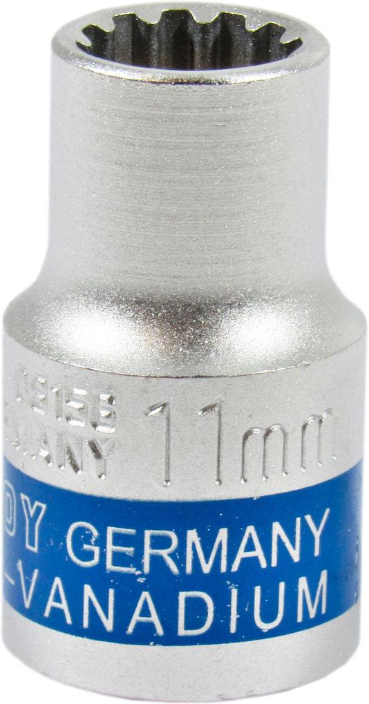 Головка торцевая низкая двенадцатигранная KING ROY Spline 1/2 11 мм (30164-11)