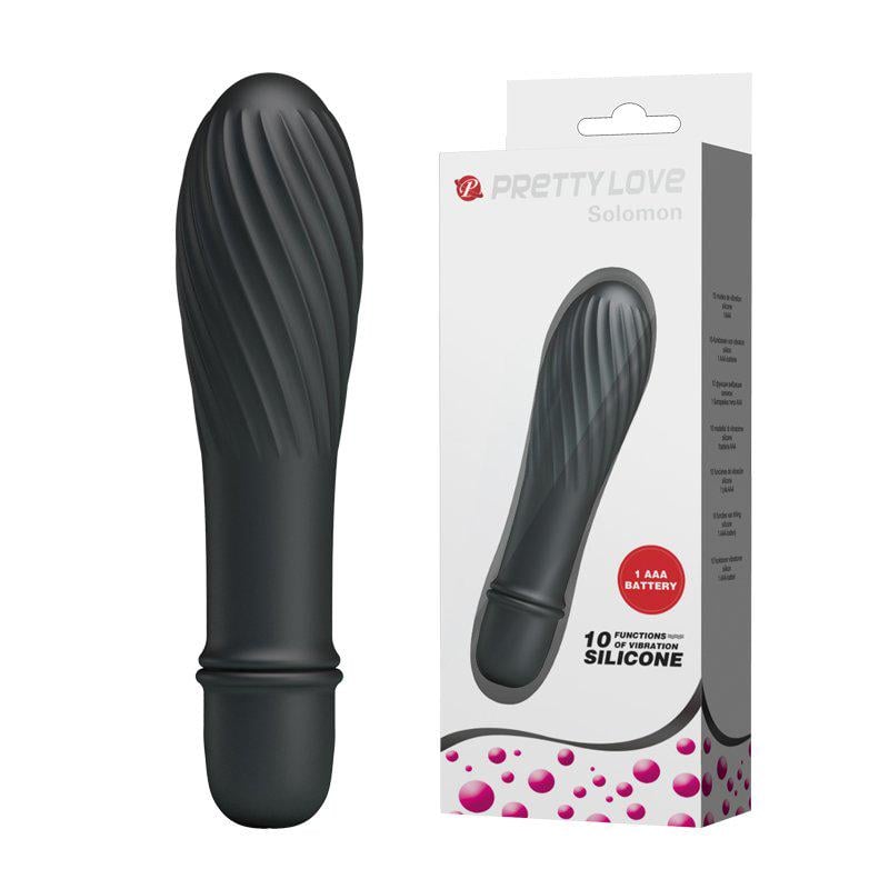 Вибратор Pretty Love Solomon Vibrator Black (38025149)