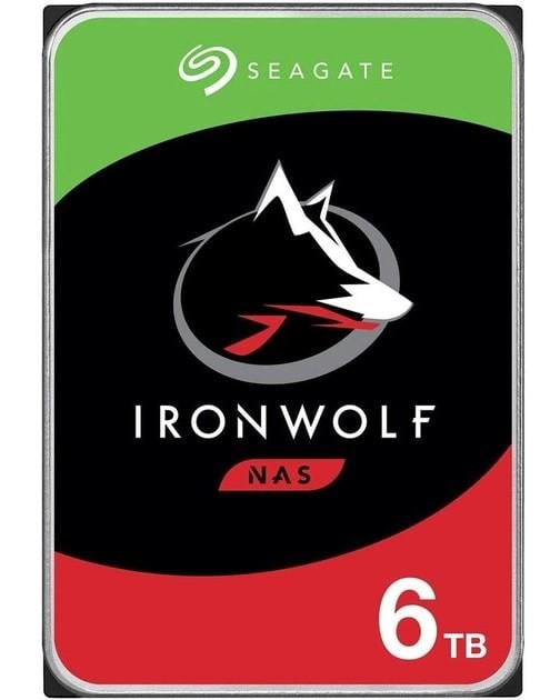 Жорсткий диск Seagate IronWolf 6 ТБ/256 МБ/5400 об/хв (ST6000VN001)