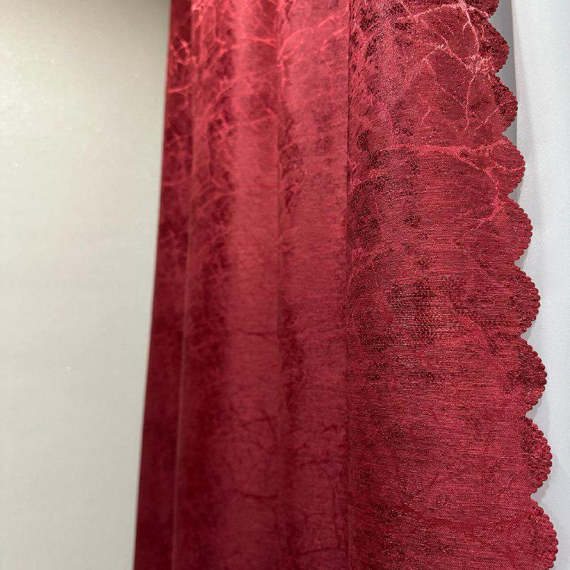 Шторы Лорен жаккардовые 1,5х2,7 м 2 шт. Бордовый - фото 5 Шторы Лорен жаккардовые 1,5х2,7 м 2 шт. Бордовый - фото 5