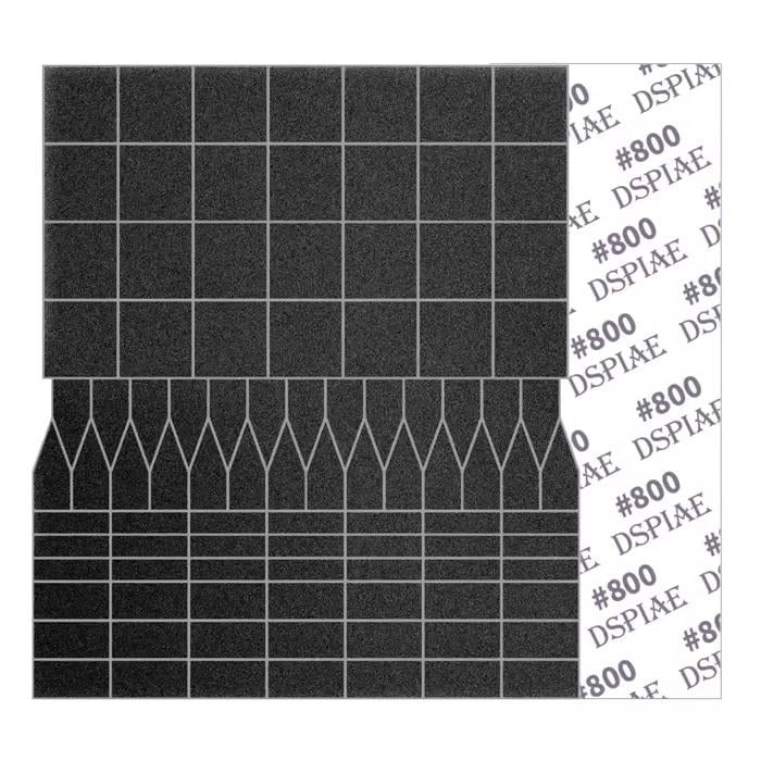 Шліфувальний папір DSPIAE SP-ES08 зернистість 800 70x80 мм 5 шт. - фото 1