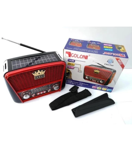 Радіоприймач із сонячною панеллю Golon RX-455S (GolonRX-455SSolar) - фото 4