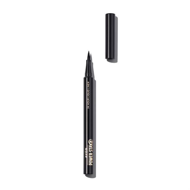 Лайнер для очей рідкий Avon Power Stay Супер Стійкість 1,2 мл Чорний (AV1448969)