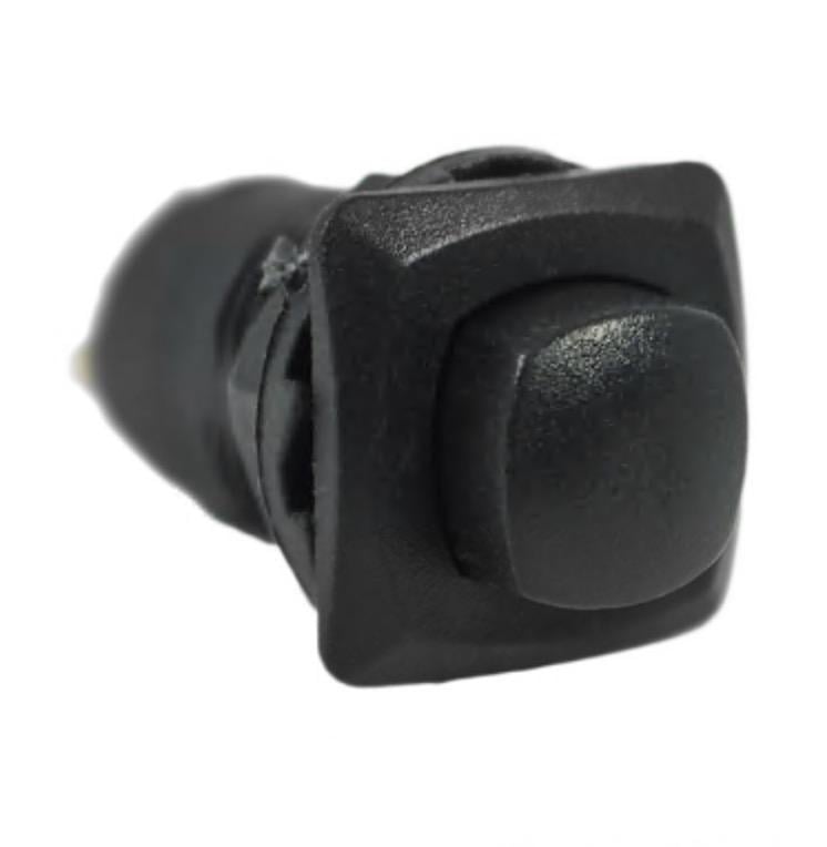 Кнопка Lemanso LSW12 квадрат с фиксацией ON-OFF/DS-226 Черный (00000005410)