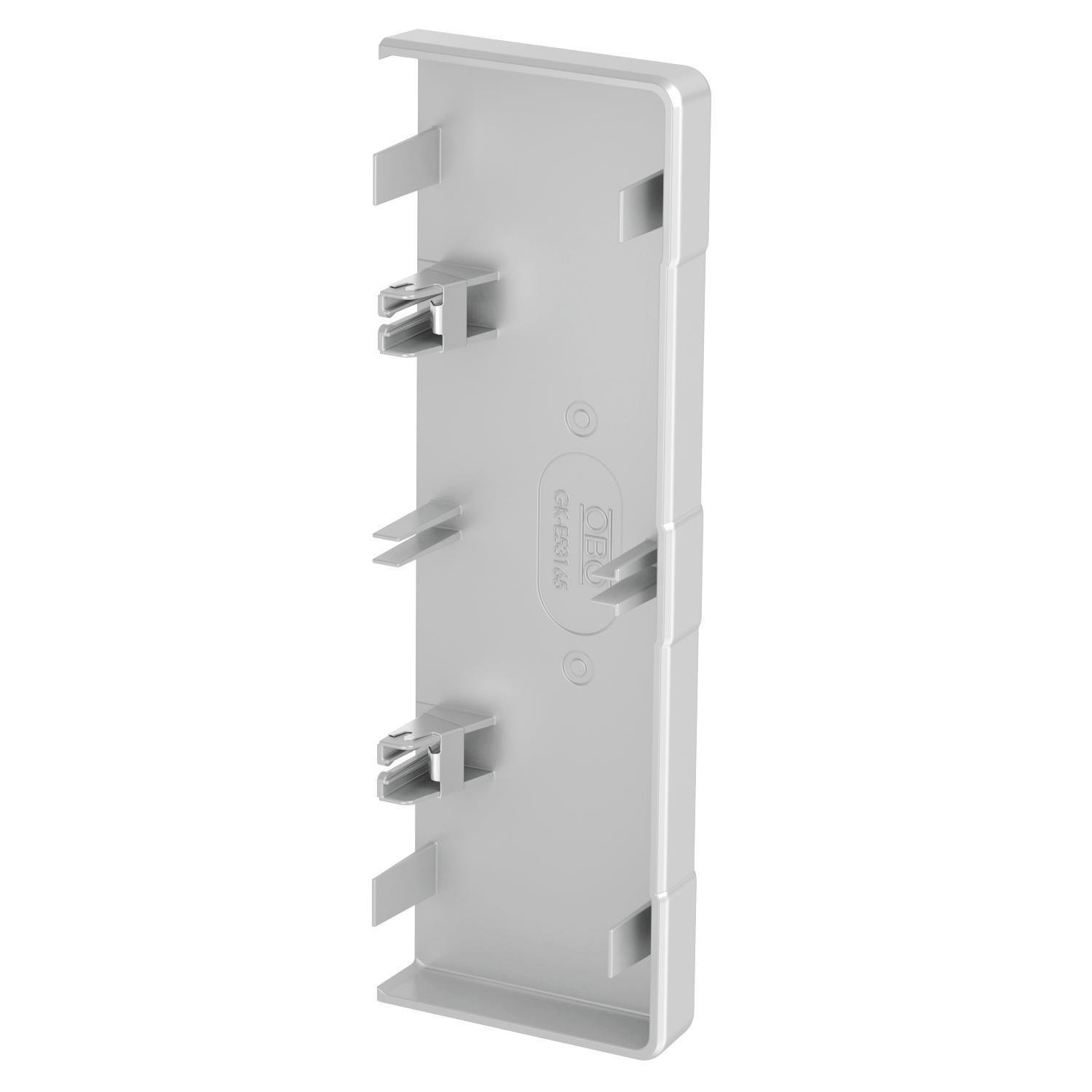 Заглушка OBO Bettermann Rapid 45 для короба 165x53 мм ABS пластик Сріблястий (6113474)