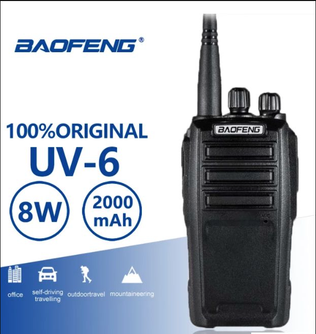 Рація Baofeng UV-6D 5Watt з гарнітурою - фото 9