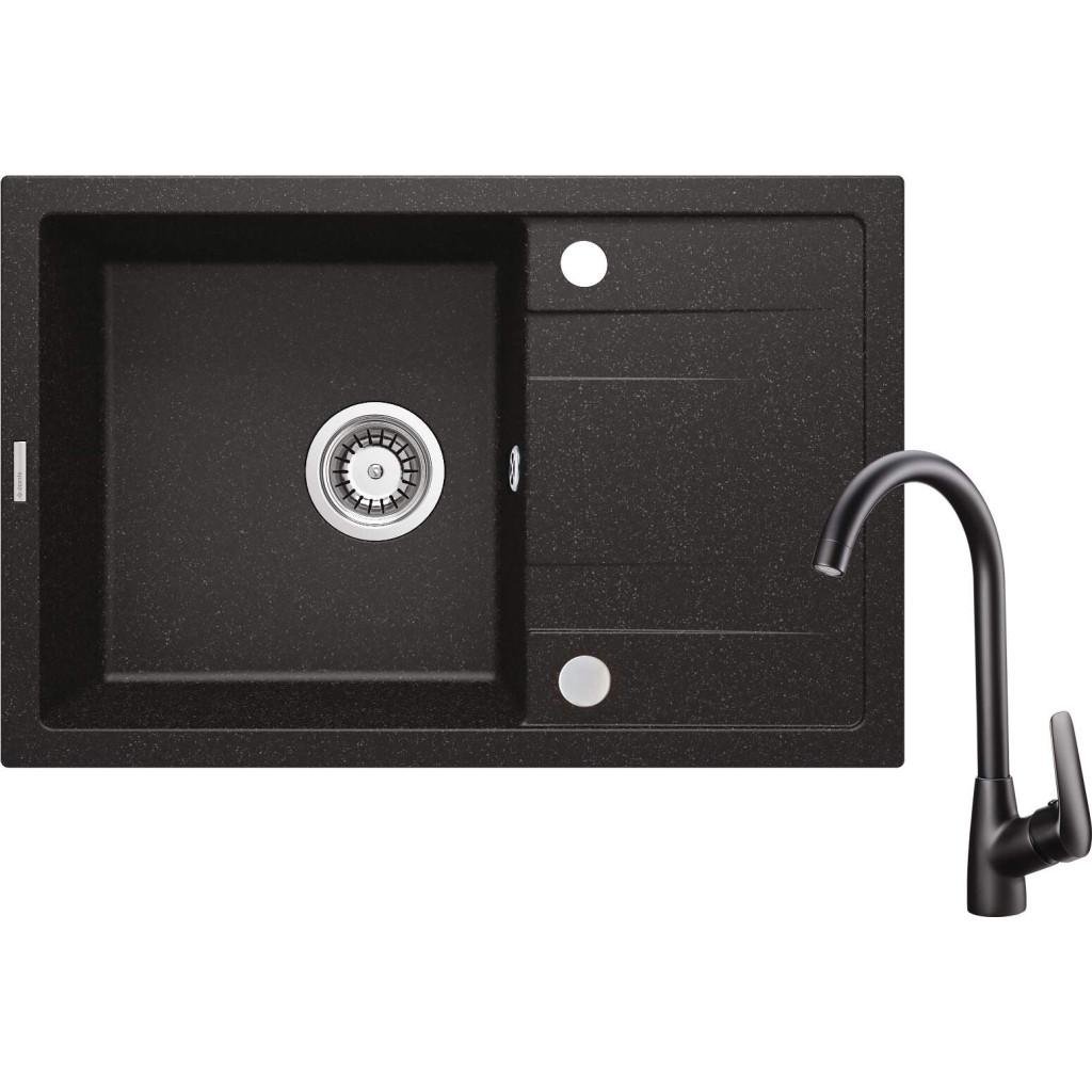 Мойка кухонная Deante Corio BMO N62M со смесителем (ZRCB2113)