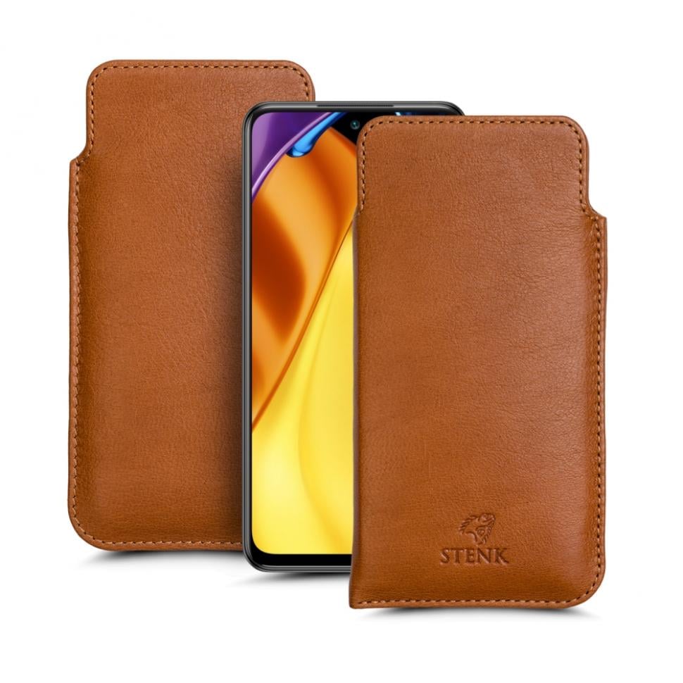 Футляр Stenk Elegance для Xiaomi Poco M3 Pro Camel (68938)