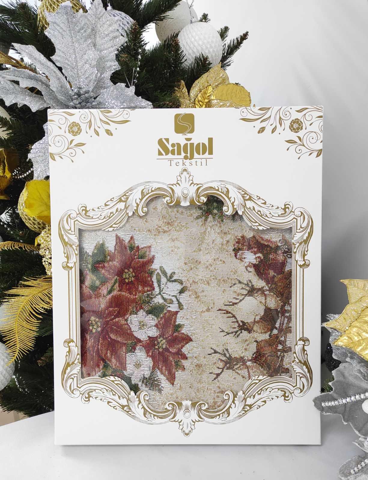 Набір новорічний 2 наволочки 45х45 ST-165 в коробці (CN11721) - фото 2