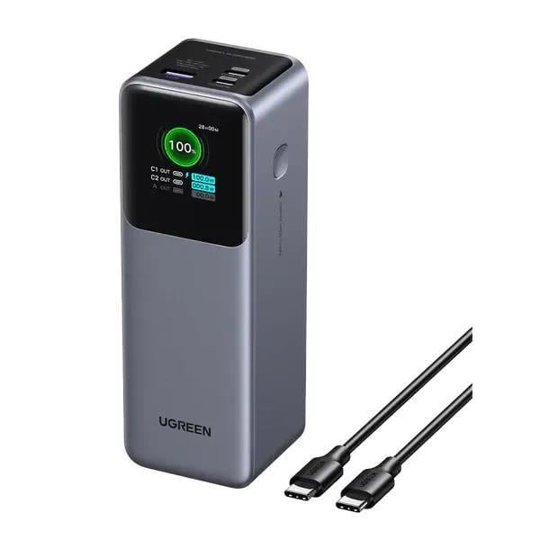 Повербанк Ugreen PB722 25000 mAh 200W Gray (614094)