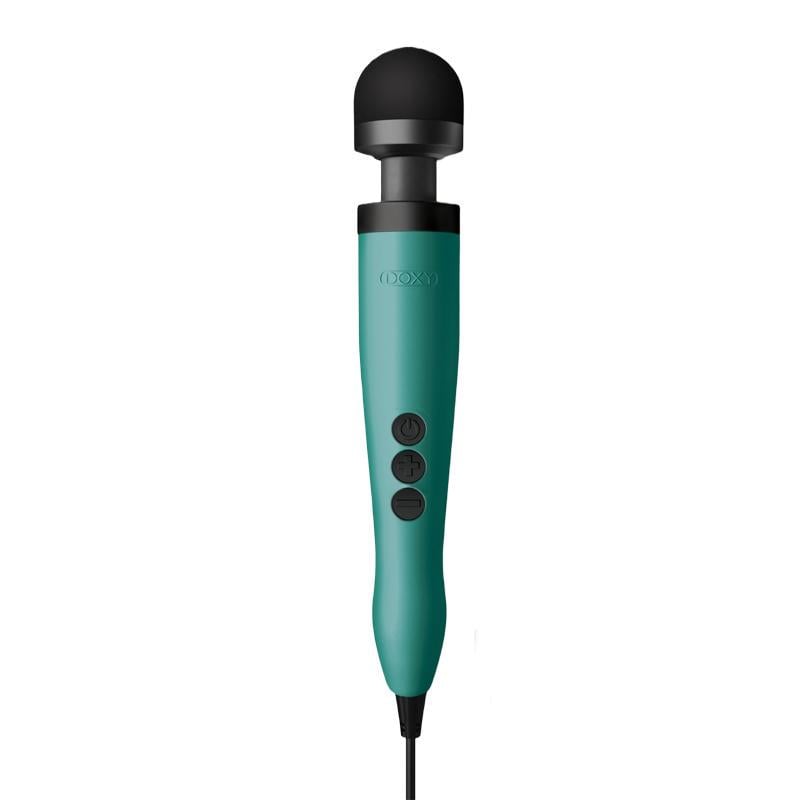 Вибратор-микрофон Doxy USB-C Massager 28 см Бирюзовый (57008)