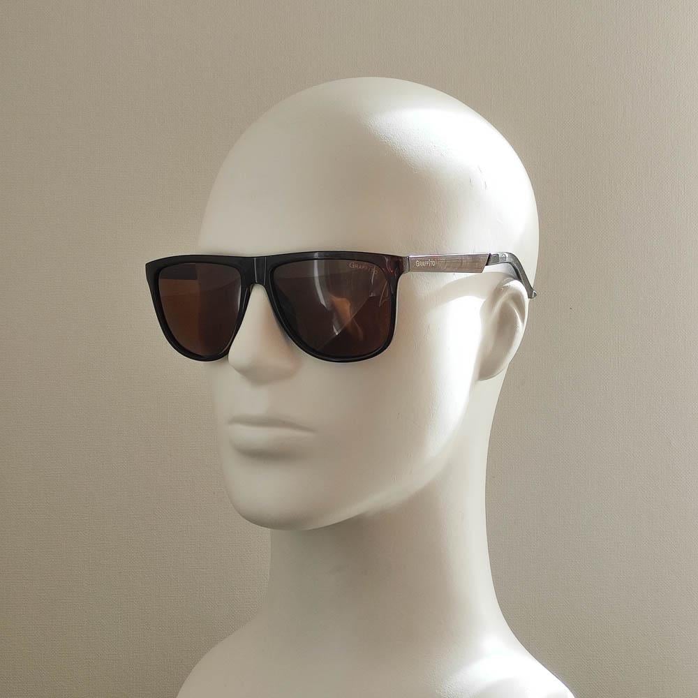 Солнцезащитные очки поляризованные Graffito 3134 Коричневый глянцевый (46452)