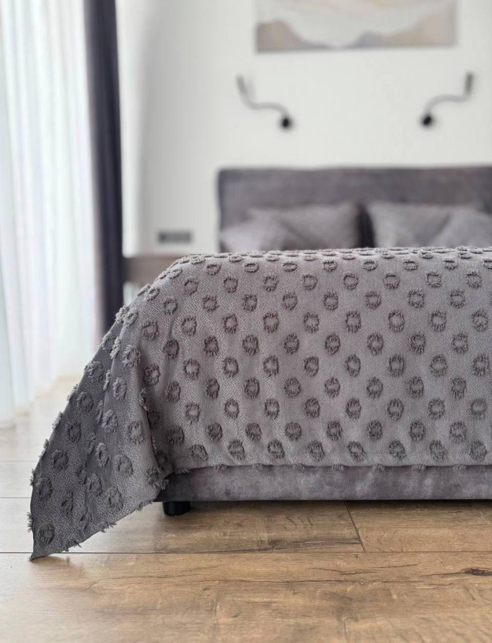 Покрывало Ингрид 180х250 см Графитовый (22899)