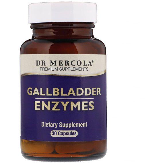 Пищеварительные ферменты Dr. Mercola Gallbladder Enzymes 30 Caps - фото 1