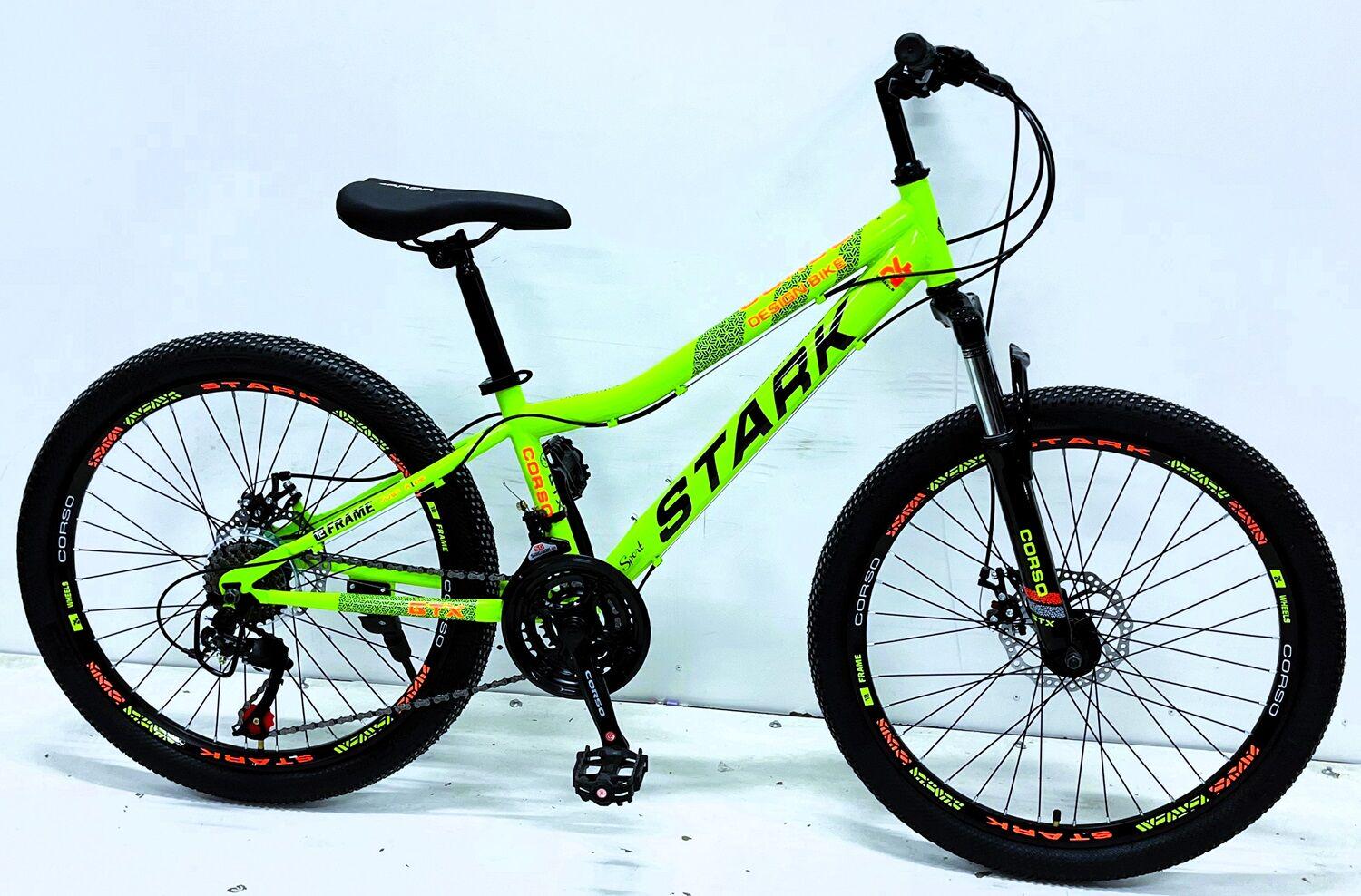 Велосипед спортивний Corso STARK 24" SK-24392 (25249466) - фото 1 Велосипед спортивний Corso STARK 24" SK-24392 (25249466) - фото 1
