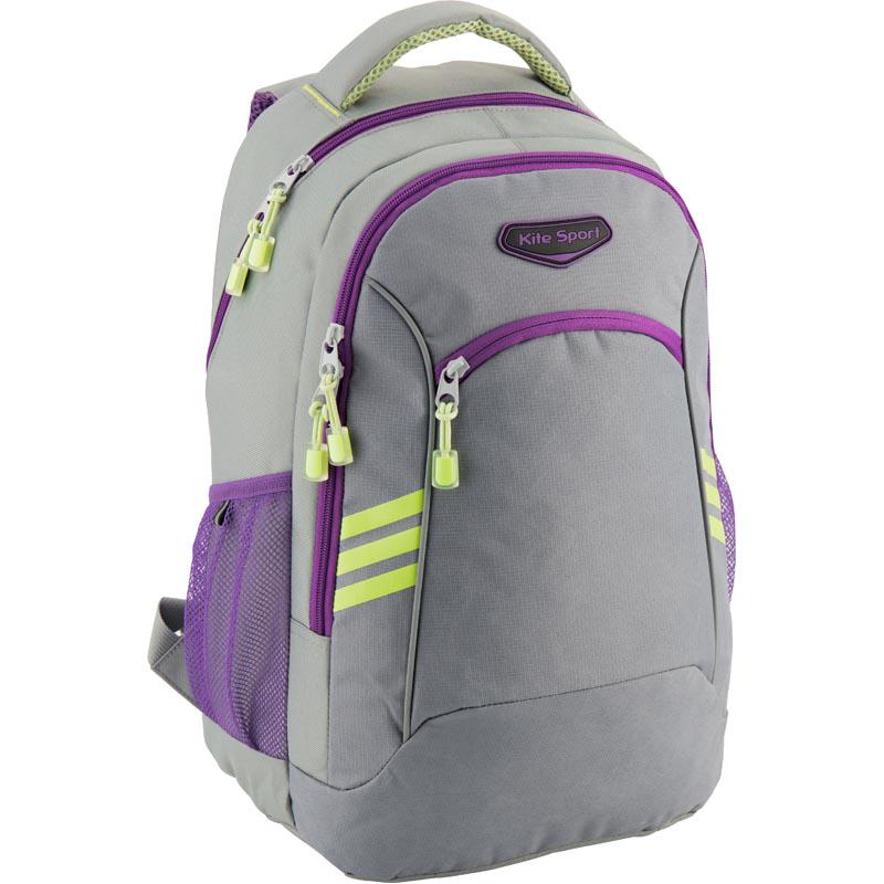 Рюкзак KITE Sport 44x31x17 см 22 л Серый (k18-813l-1)