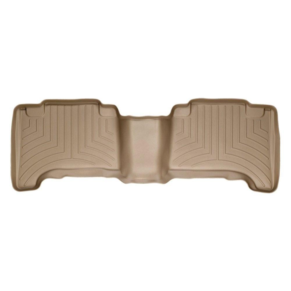 Коврики в салон WeatherTech для Toyota Land Cruiser Prado 120 2003-08 задние с бортиком Бежевый (450702)