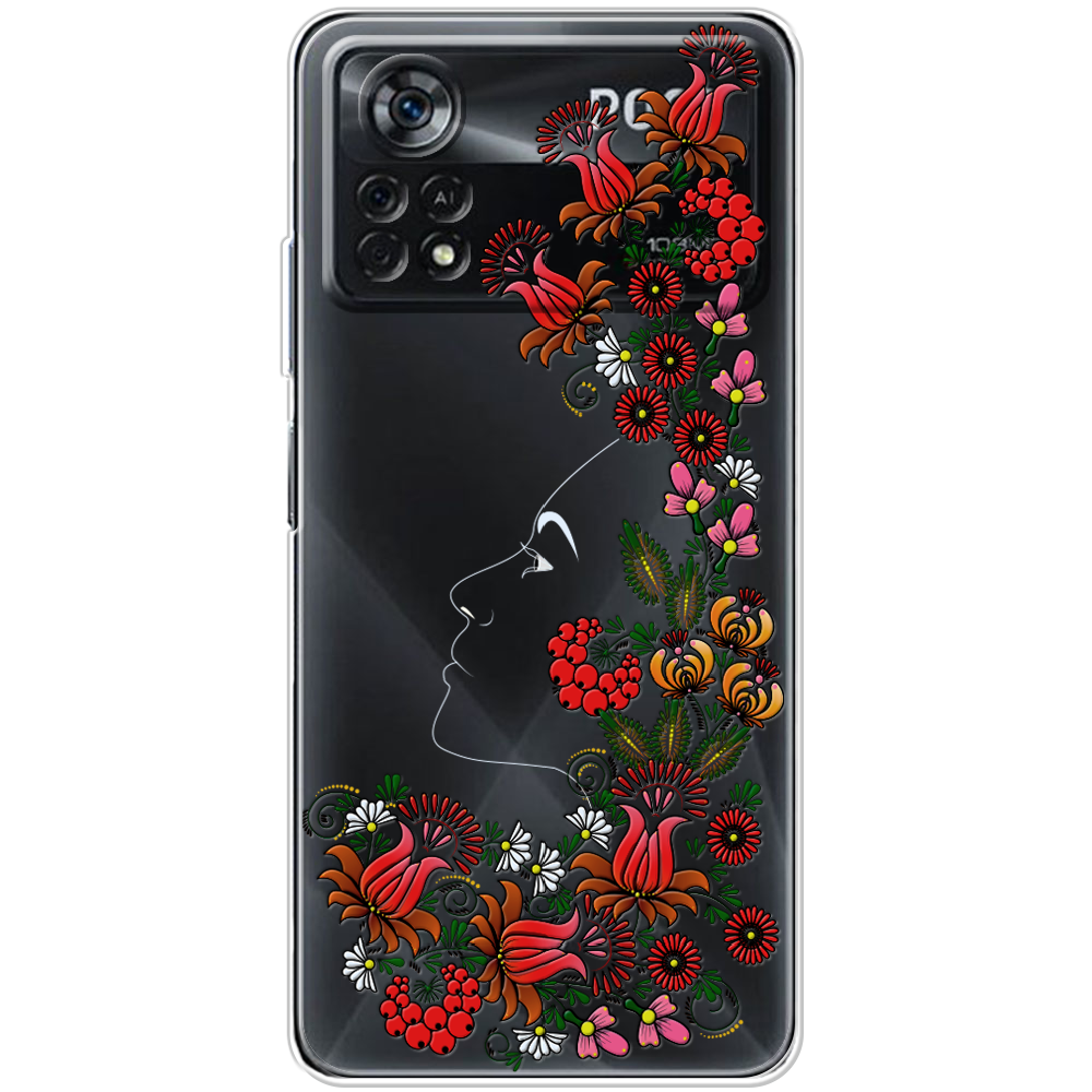 Чехол BoxFace Xiaomi Poco X4 Pro 5G 3D Ukrainian Muse Прозрачный силикон (44305-bk64-44305)