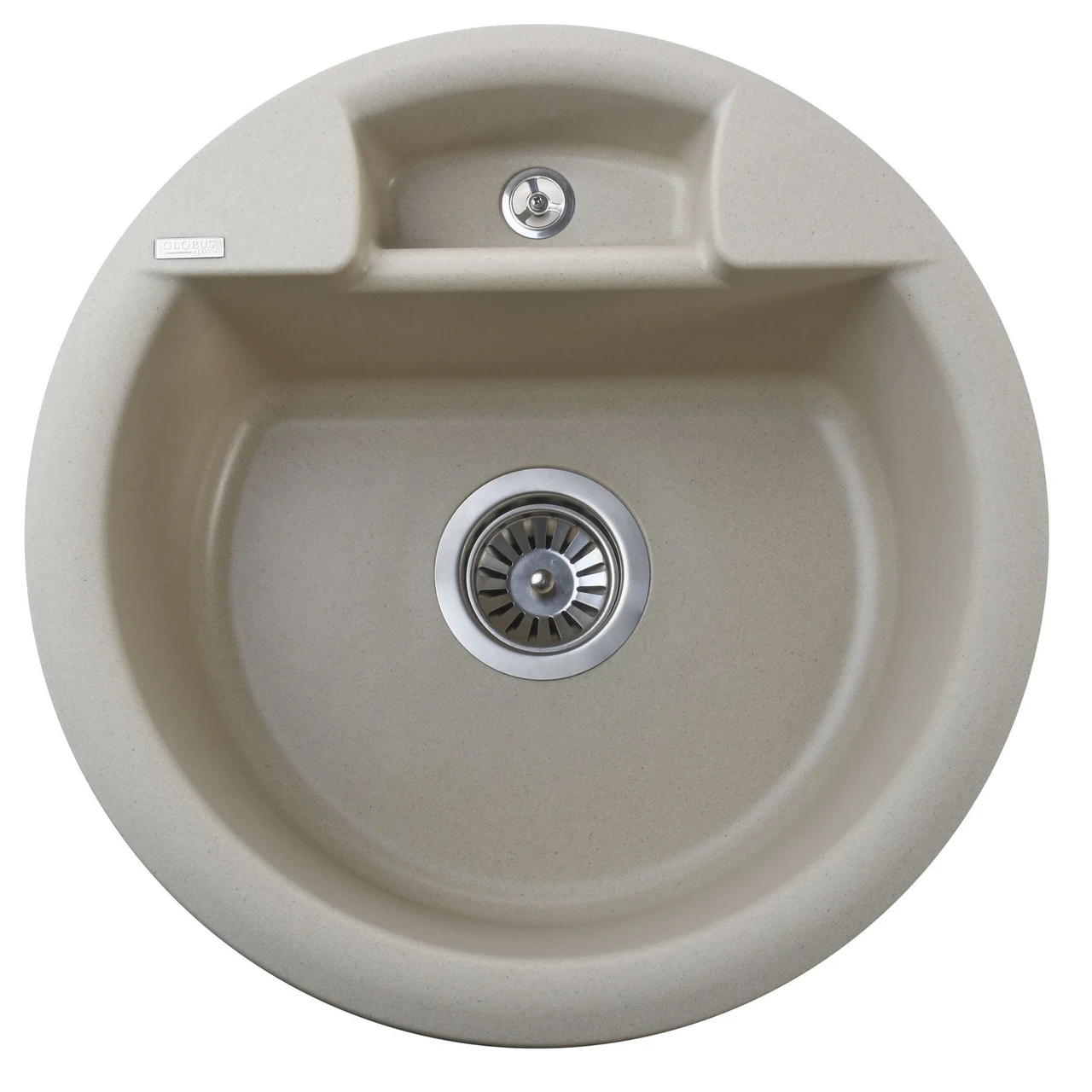 Мойка гранитная Globus Lux GURON 480 мм Слоновая кость (04000069)