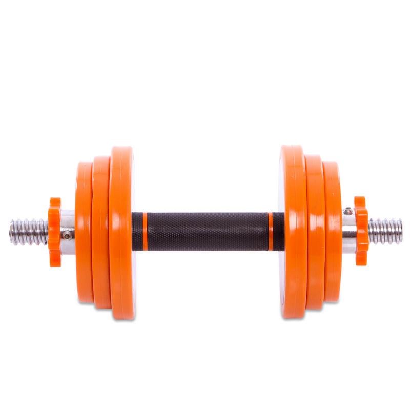 Набор гантелей Zelart FED FED-8008-30 со штангой 3в1 в пластиковом кейсе 2 шт. 30 кг по 15 кг (DR002881) - фото 3