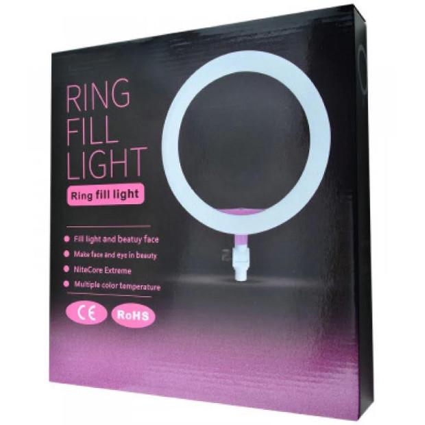 Кільцева лампа для селфі Ring Light 6900 LED USB 26см (016857) - фото 3