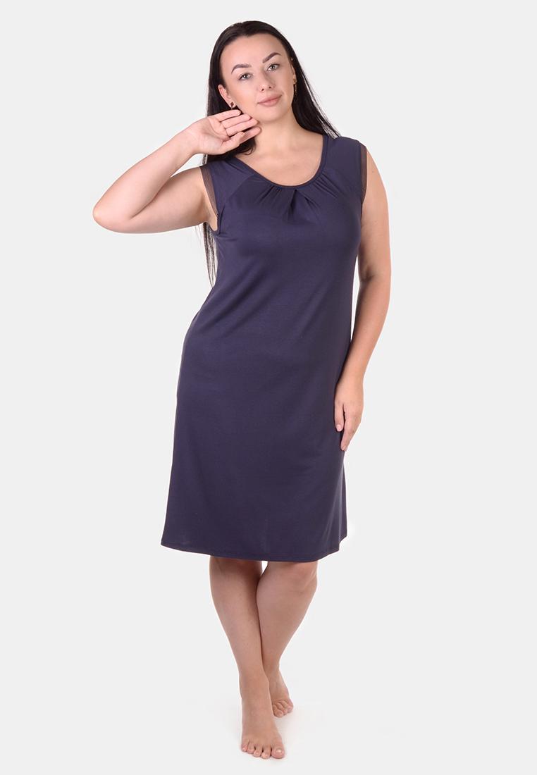 Женская ночная рубашка N.EL 1265-92 4XL Темно-фиолетовый